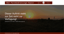 Desktop Screenshot of fernbedienungsspezi.de